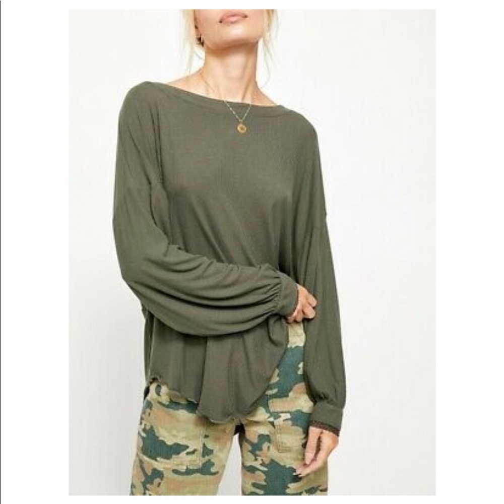 Free People back twist top